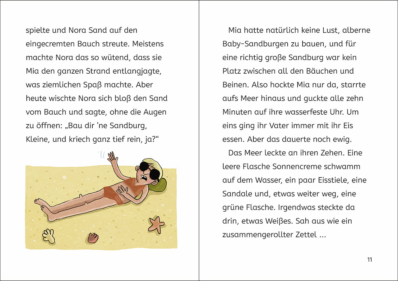 Flaschenpost und Meeresrauschen