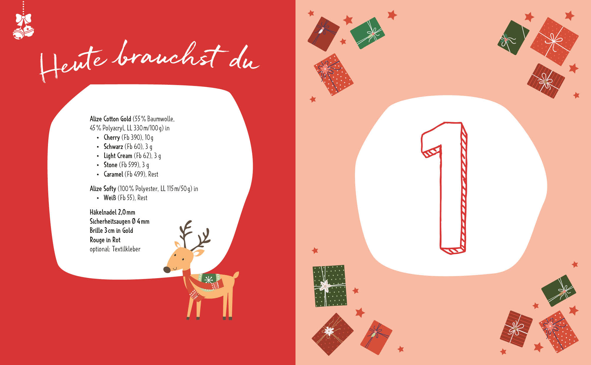 Mein Adventskalender-Häkelbuch: Sweet Minis Christmas