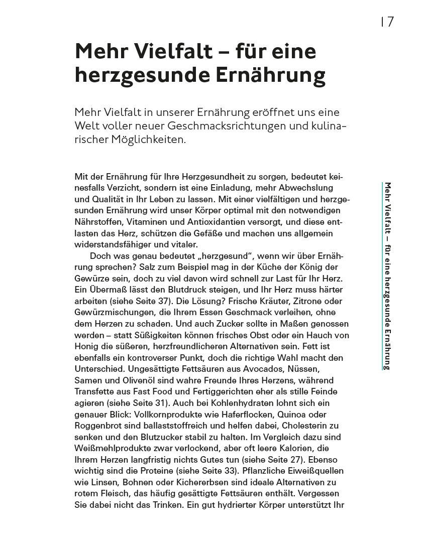 Ernährung für das Herz