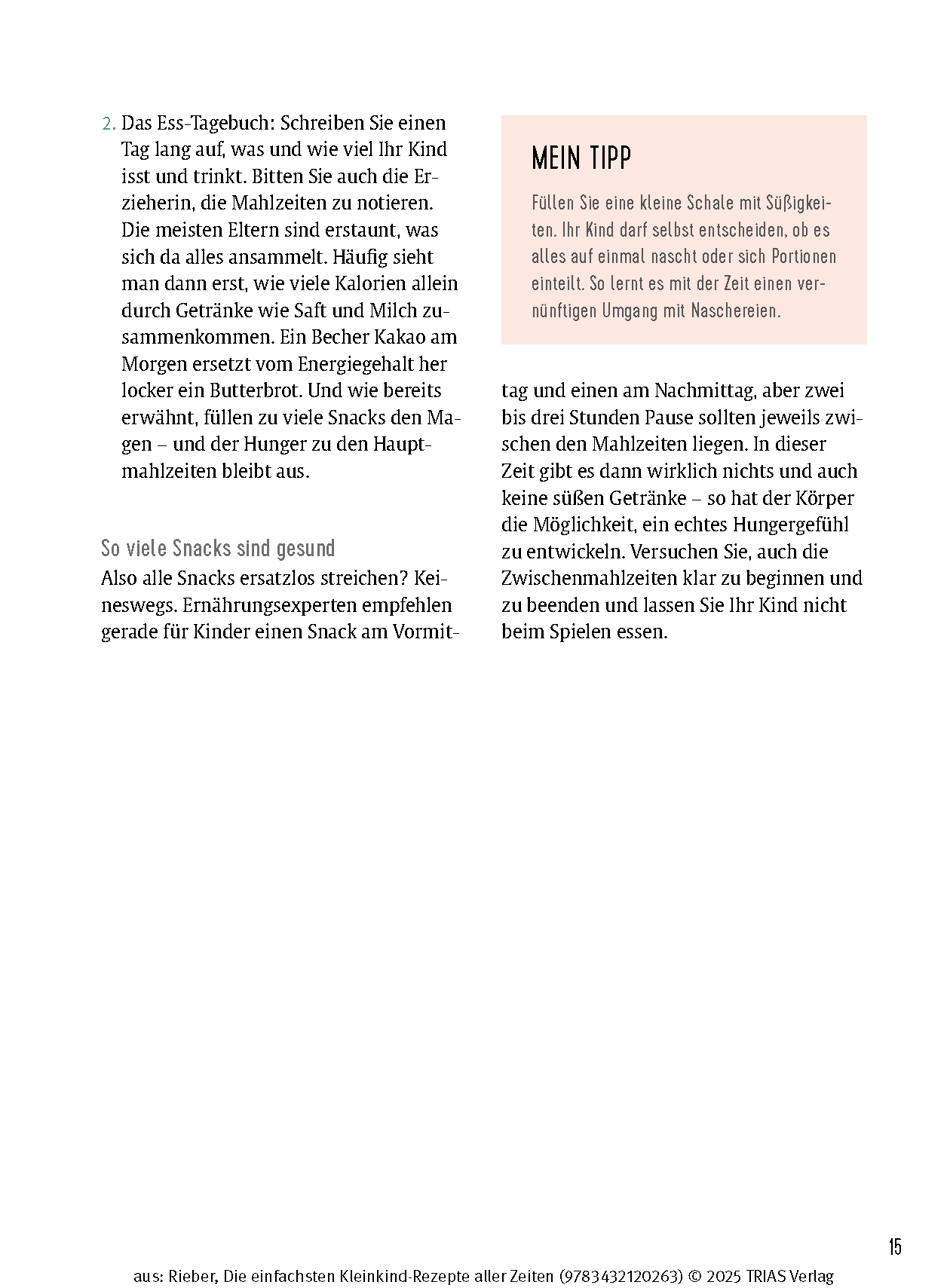 Die einfachsten Kleinkind-Rezepte aller Zeiten