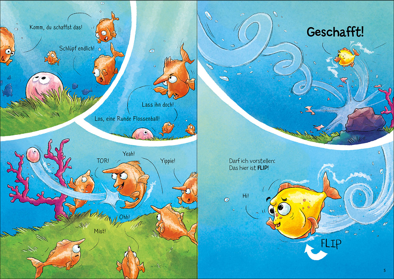 Flip, der Einhornfisch (Band 1) - Der coolste Schwarm der Welt