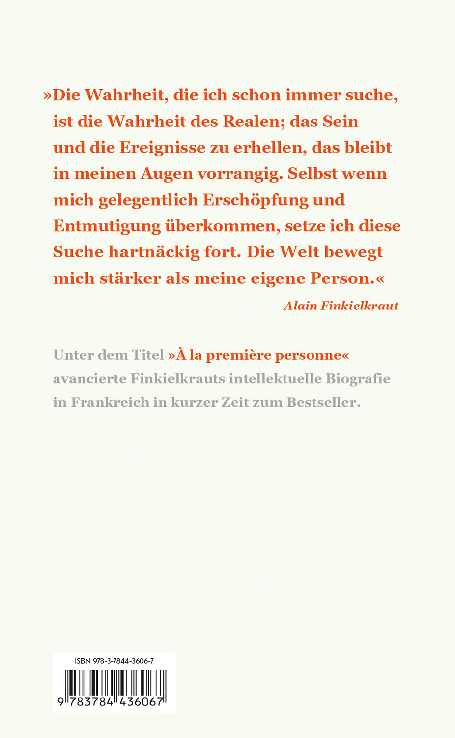 Ich schweige nicht