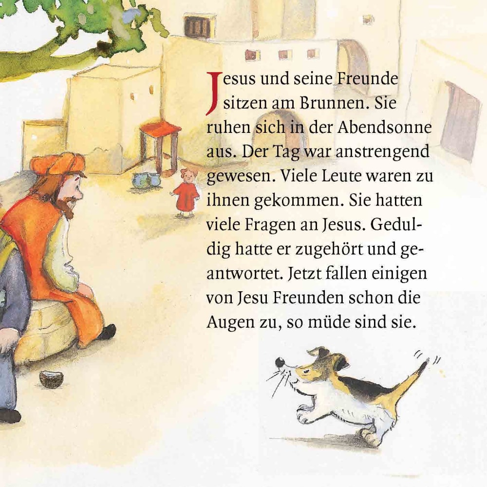 Jesus segnet die Kinder. Mini-Bilderbuch.
