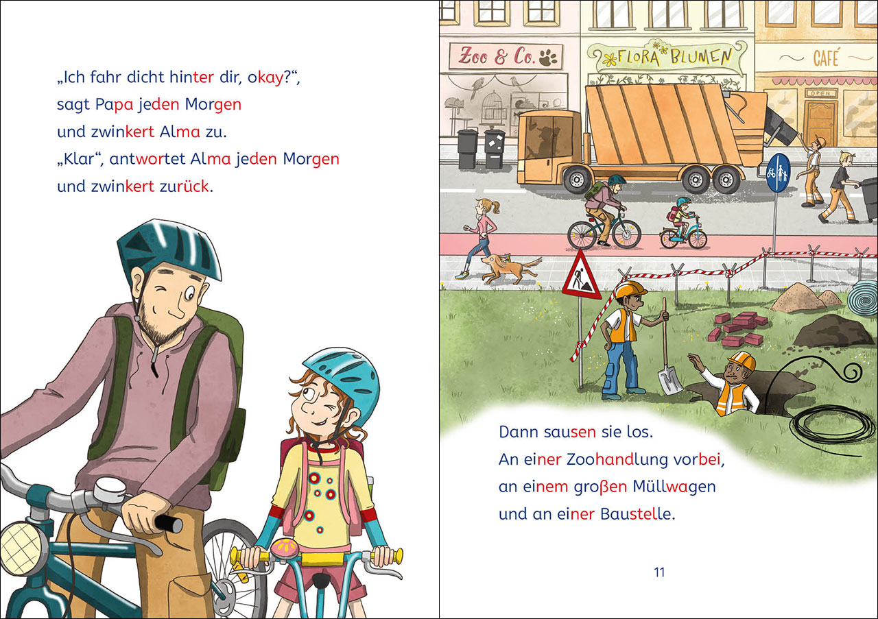 Leselöwen - stark und sicher in der Schule - Ich passe auf im Straßenverkehr