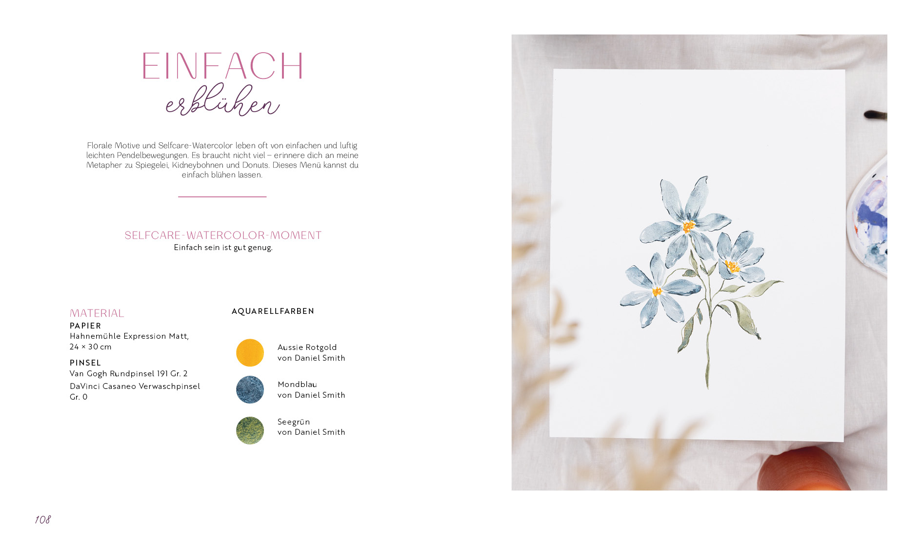 Selfcare Watercolor – Kreative Momente für mich