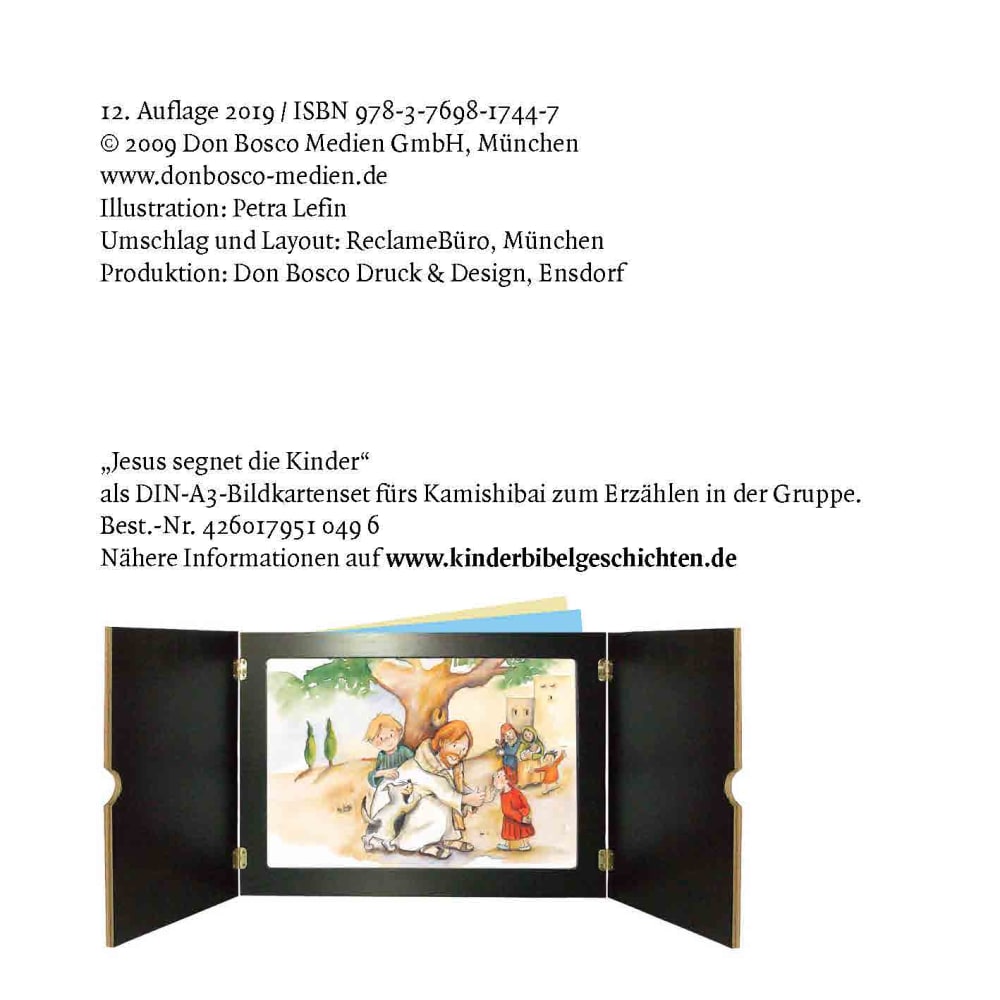 Jesus segnet die Kinder. Mini-Bilderbuch.