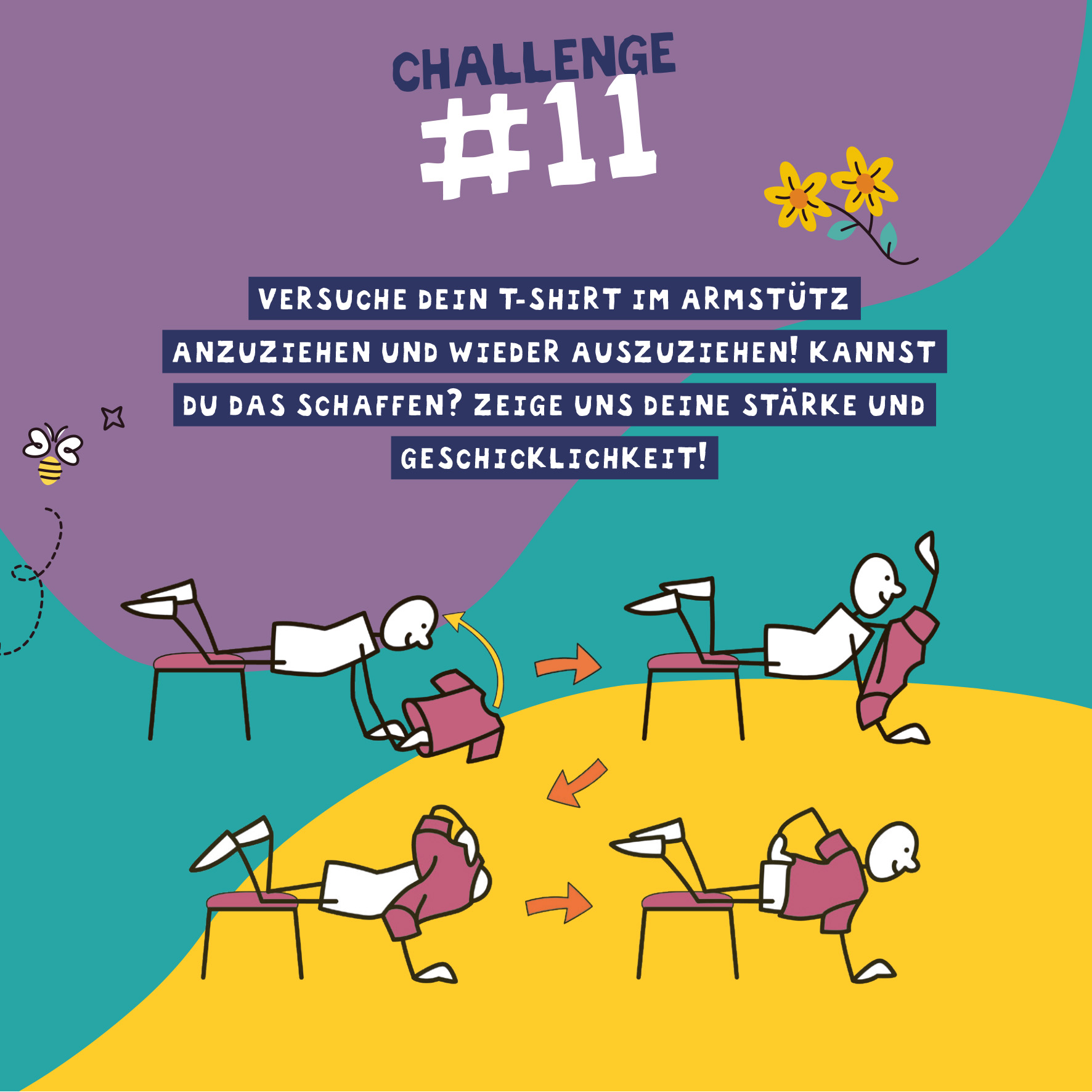 Höher, schneller, weiter! Der Challenge-Spieleblock mit 3 Würfeln