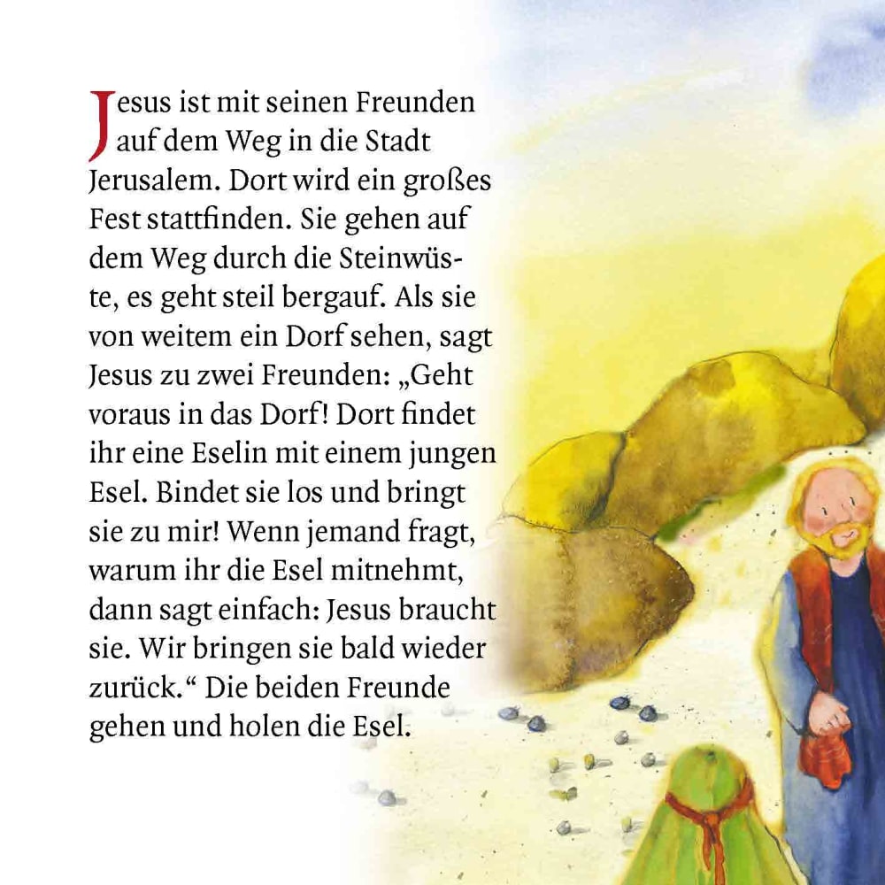 Das letzte Abendmahl. Mini-Bilderbuch.