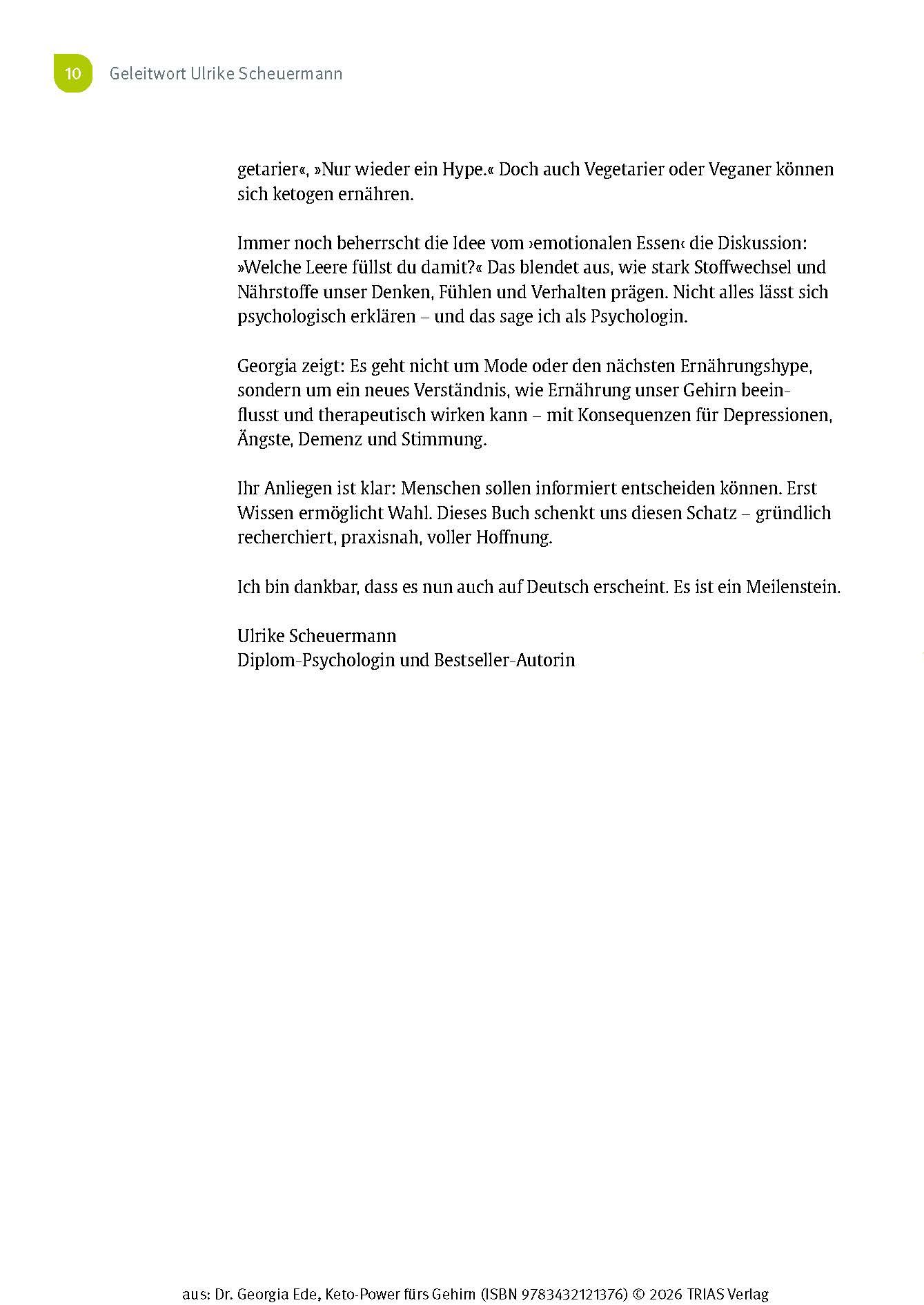 Keto-Power fürs Gehirn
