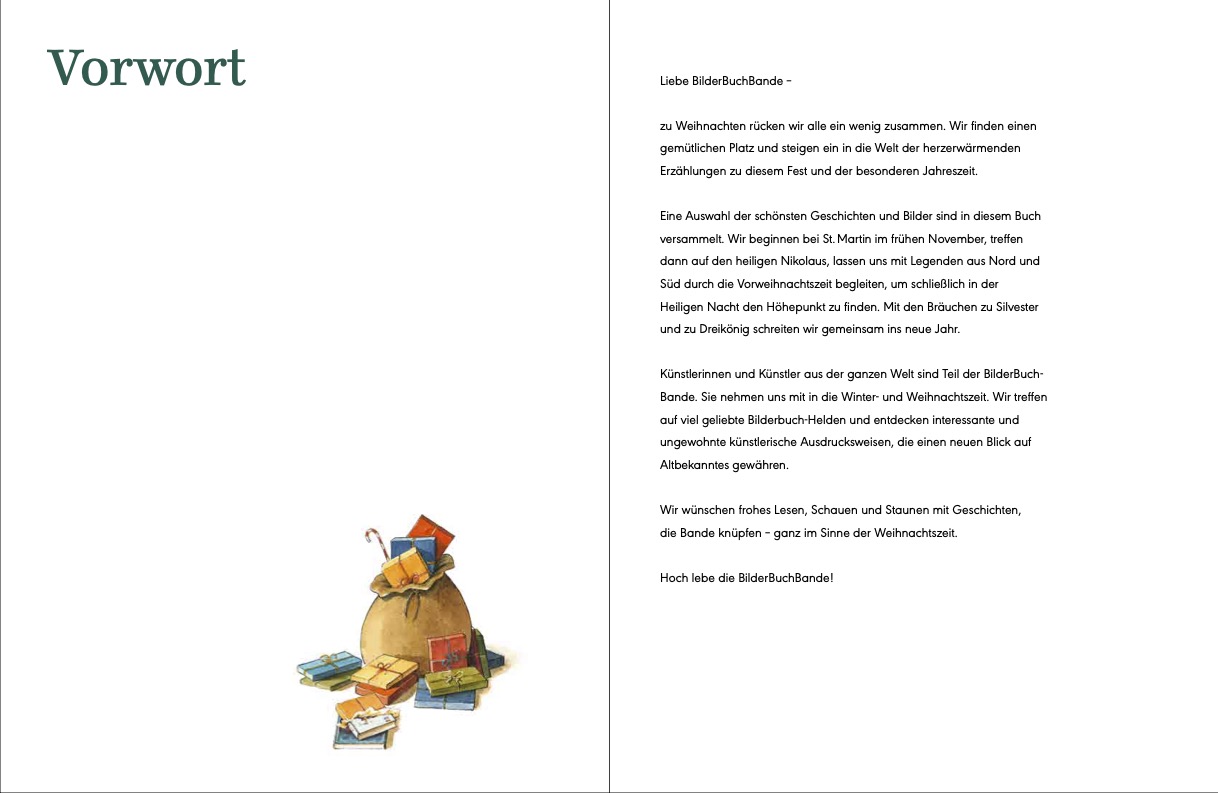 Die BilderBuchBande feiert Weihnachten