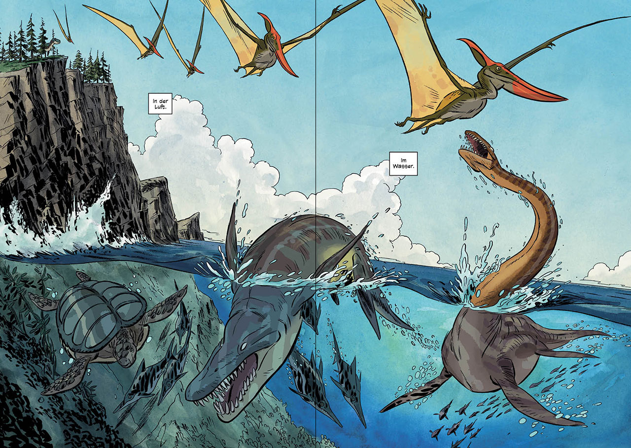 Superbrain-Comics - Auf den Spuren der Dinosaurier