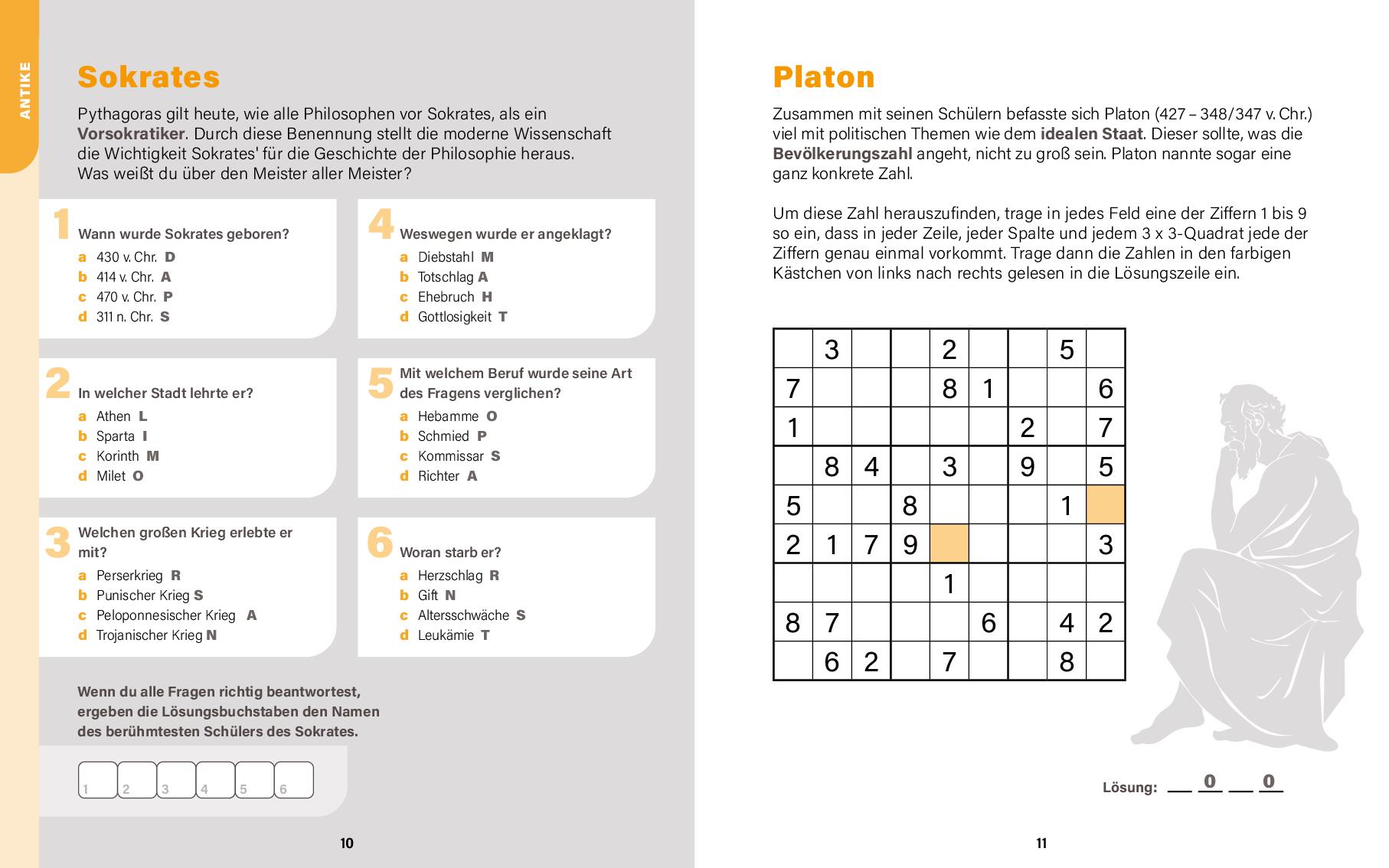 Die großen Philosophen I Wissen in Rätseln
