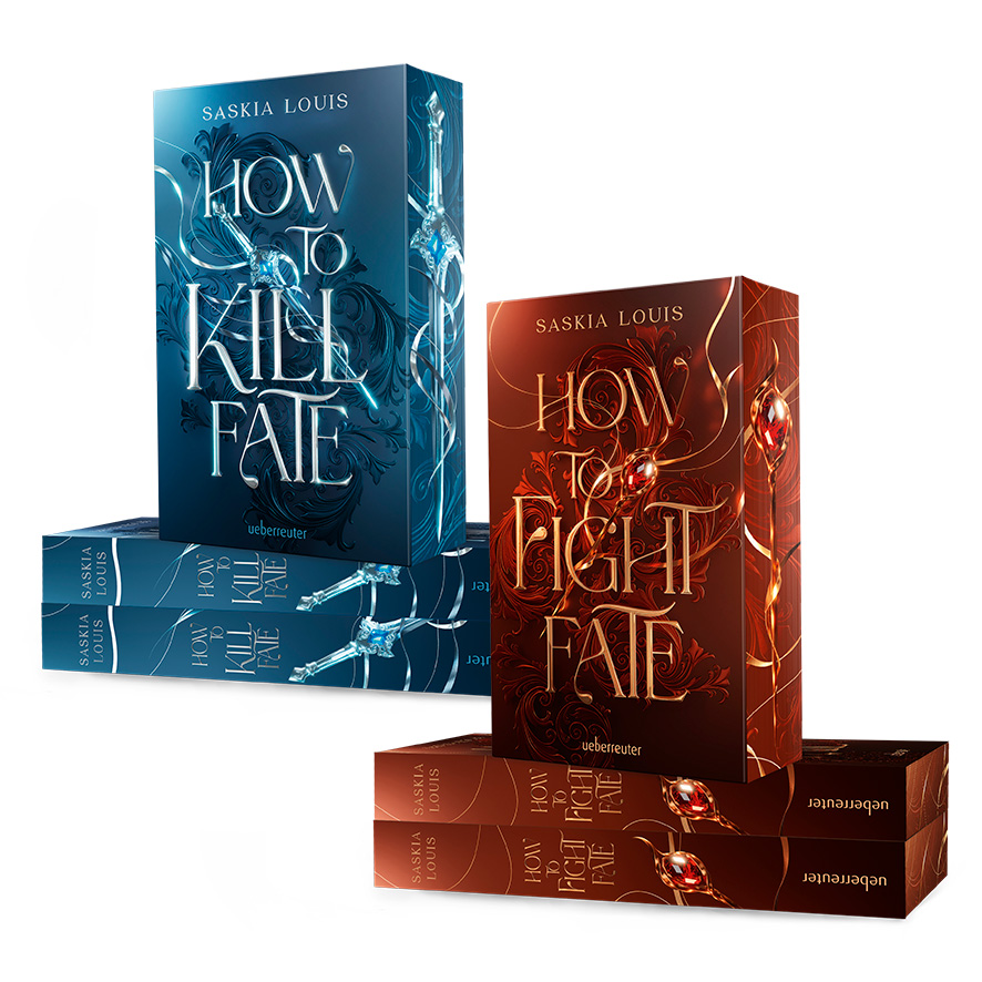 How to Fight Fate: Ist es wahre Liebe, wenn das Schicksal den Seelenpartner vorherbestimmt? Enemies-to-Lovers-Romantasy Young Adult Buch ab 14 Jahren mit Farbschnitt nur in der 1. Auflage (Fate Dilogie, Bd. 1)