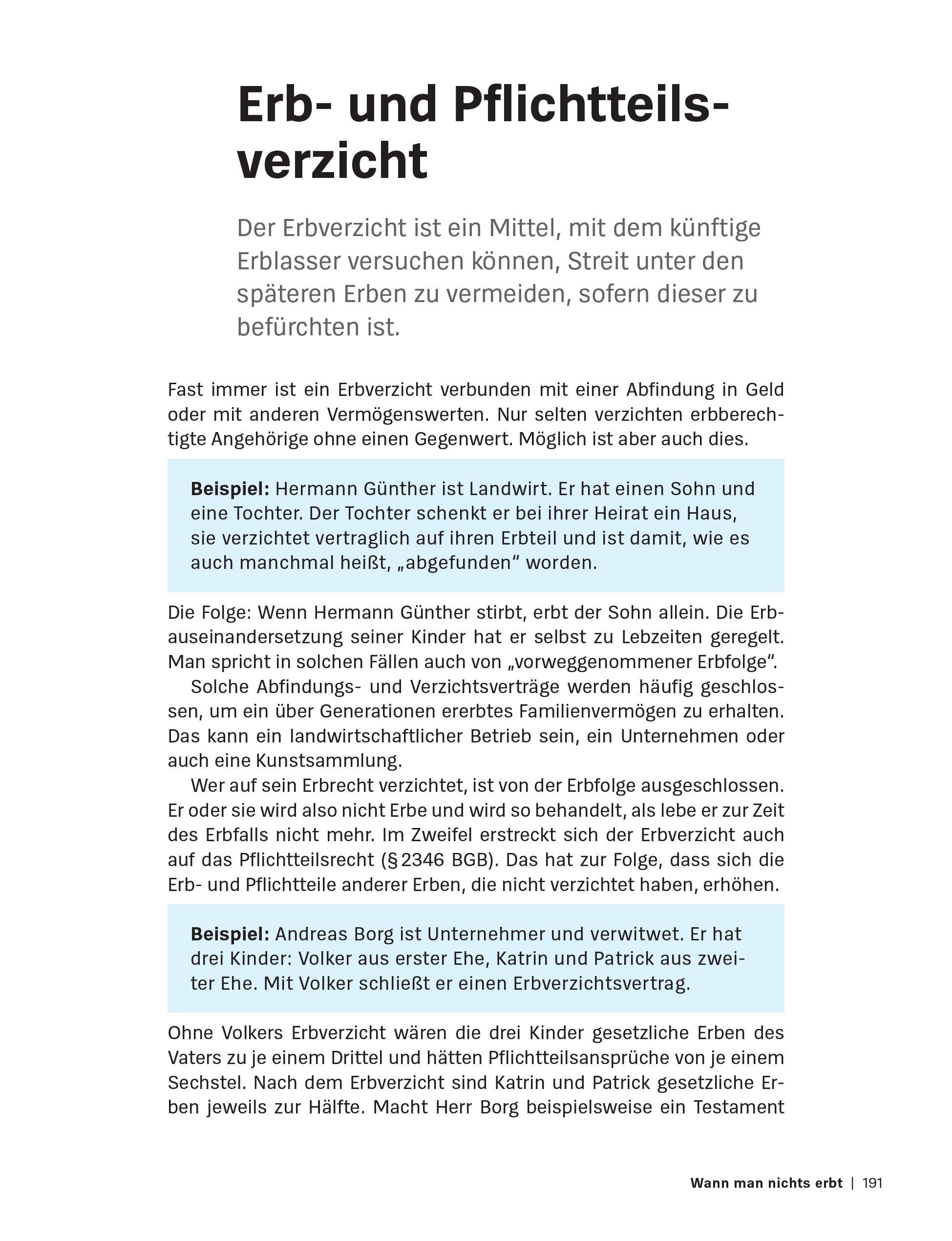 Vererben und Erben