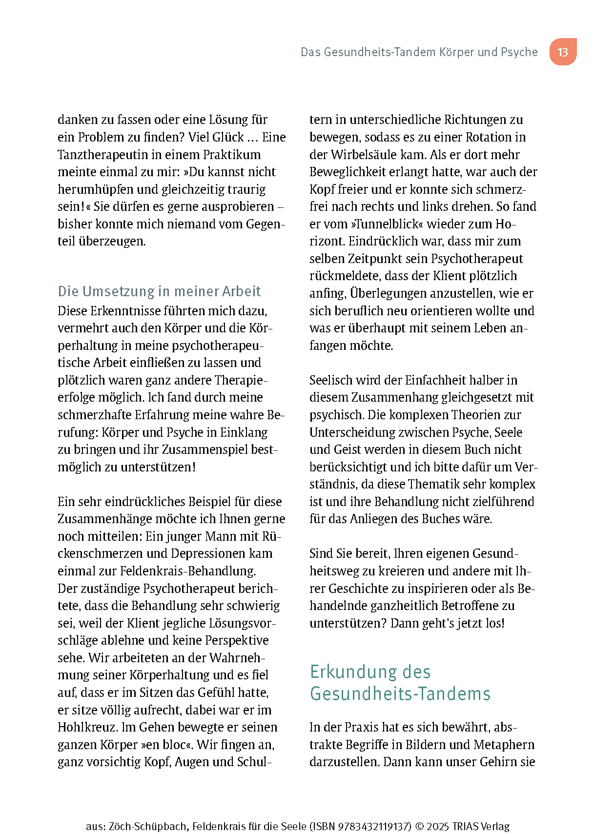 Feldenkrais für die Seele