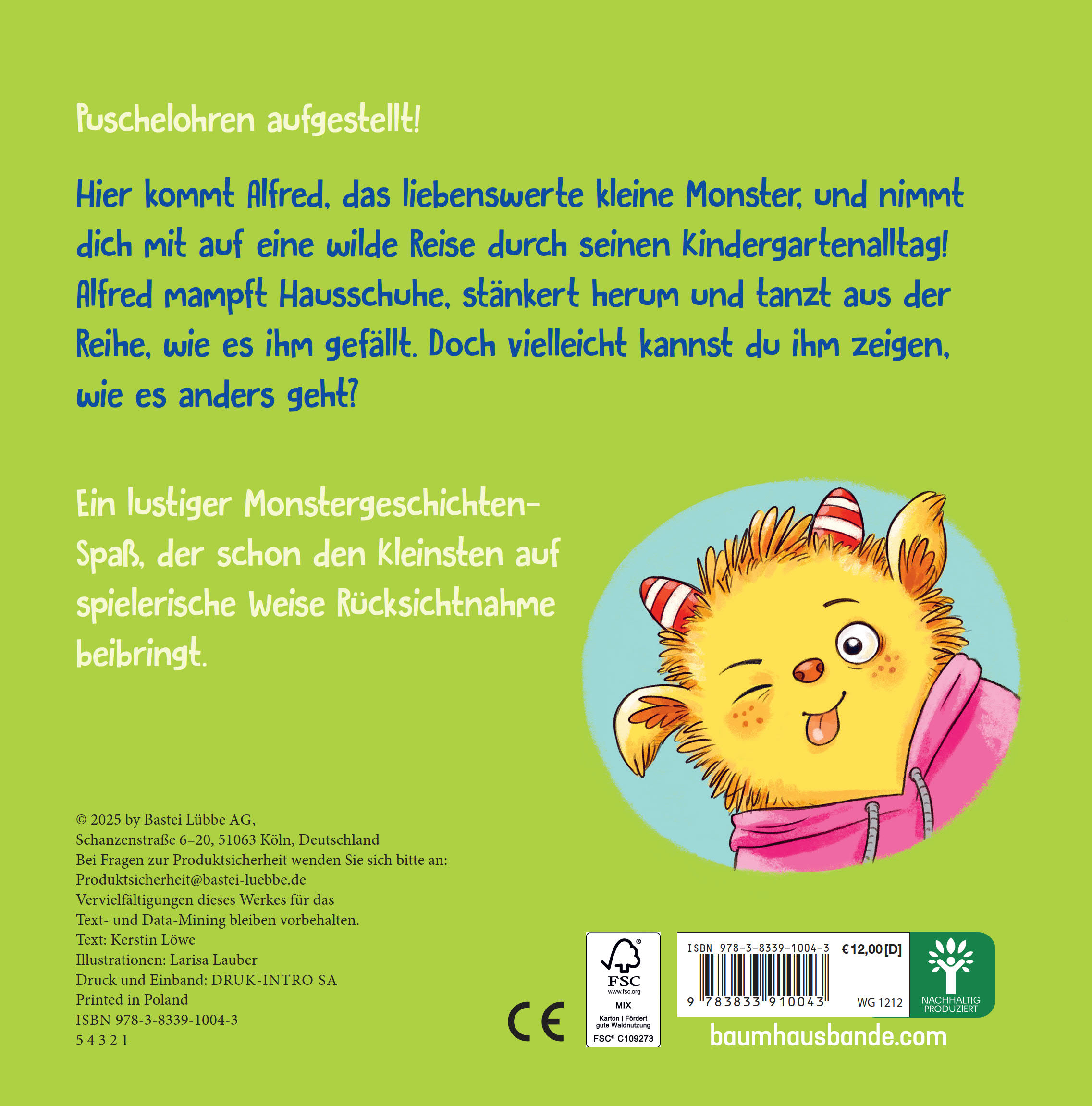 Das einzig wahre Benimmbuch für Kindergartenmonster