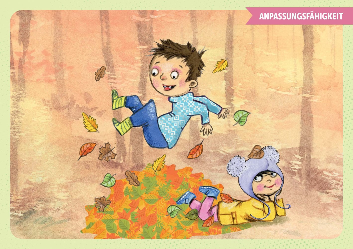 30 Bildkarten zum Waldbaden für Kinder