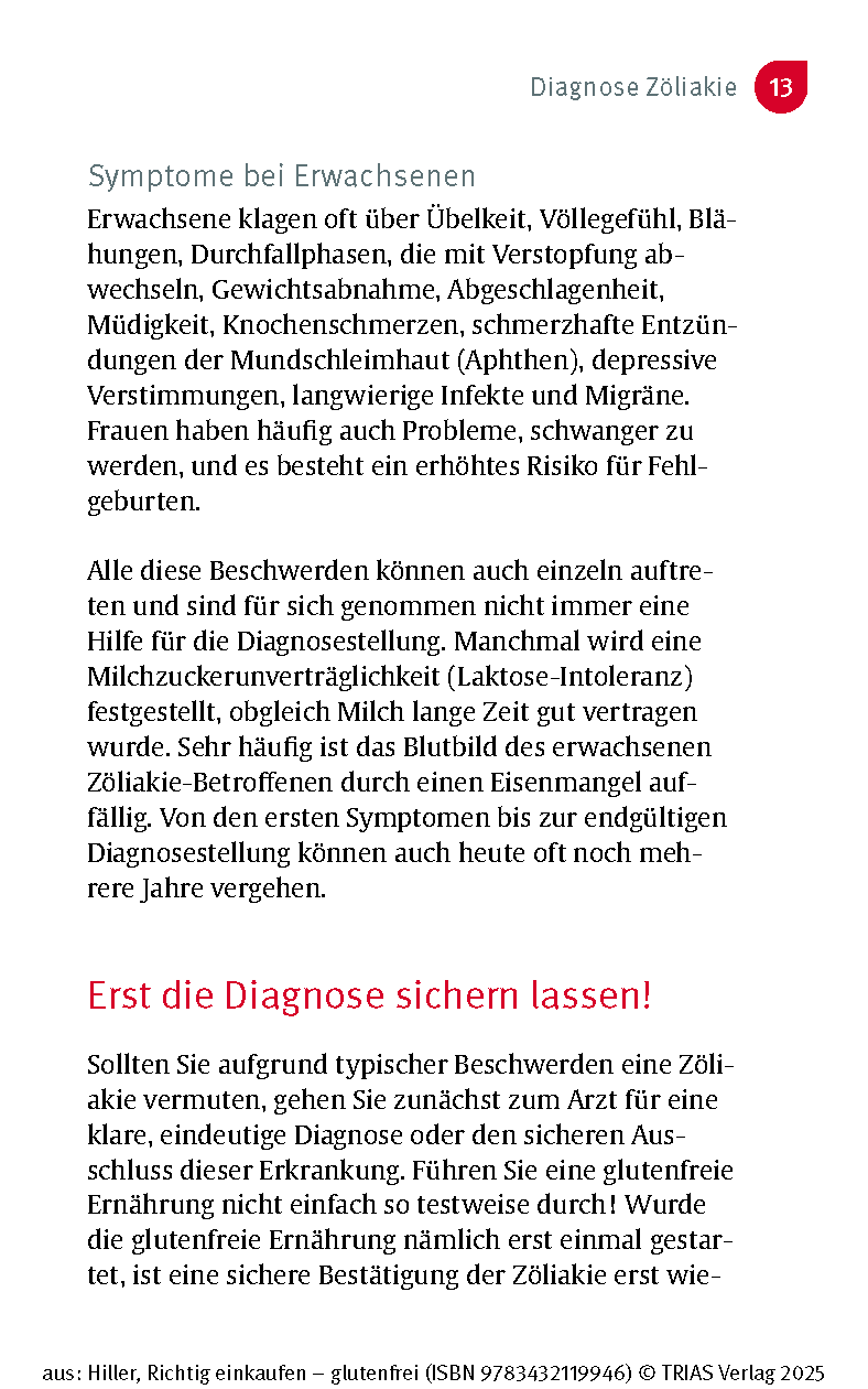 Richtig einkaufen glutenfrei