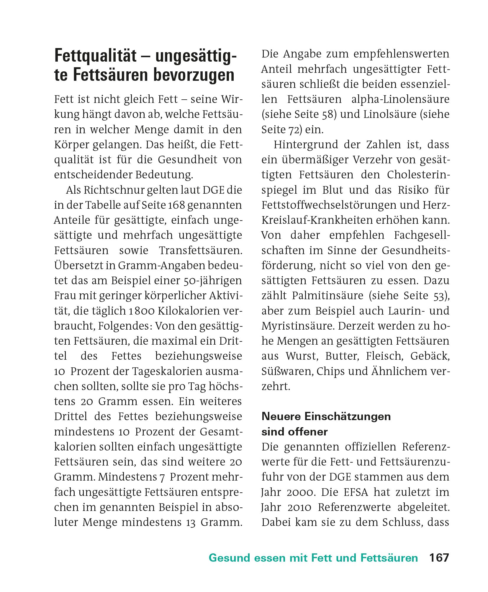 Fette und Fettsäuren