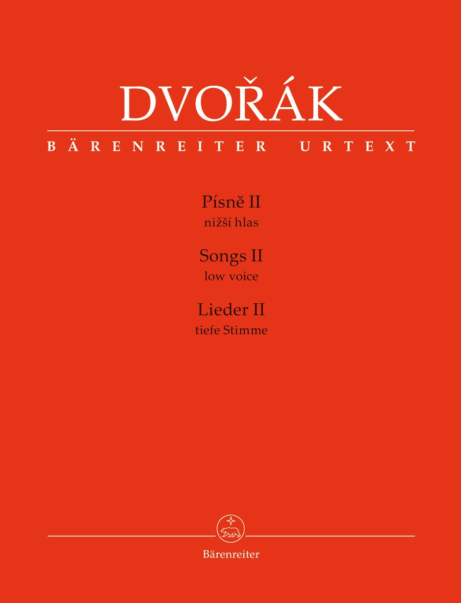Lieder II für tiefe Stimme und Klavier. Singpartitur, Sammelband, BÄRENREITER URTEXT