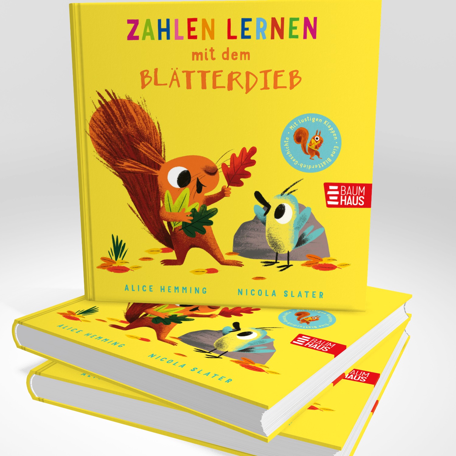 Zahlen lernen mit dem Blätterdieb