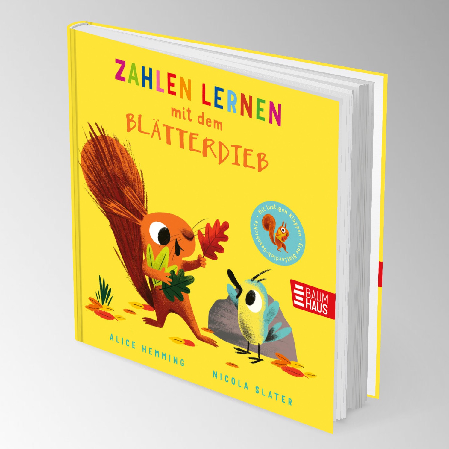 Zahlen lernen mit dem Blätterdieb
