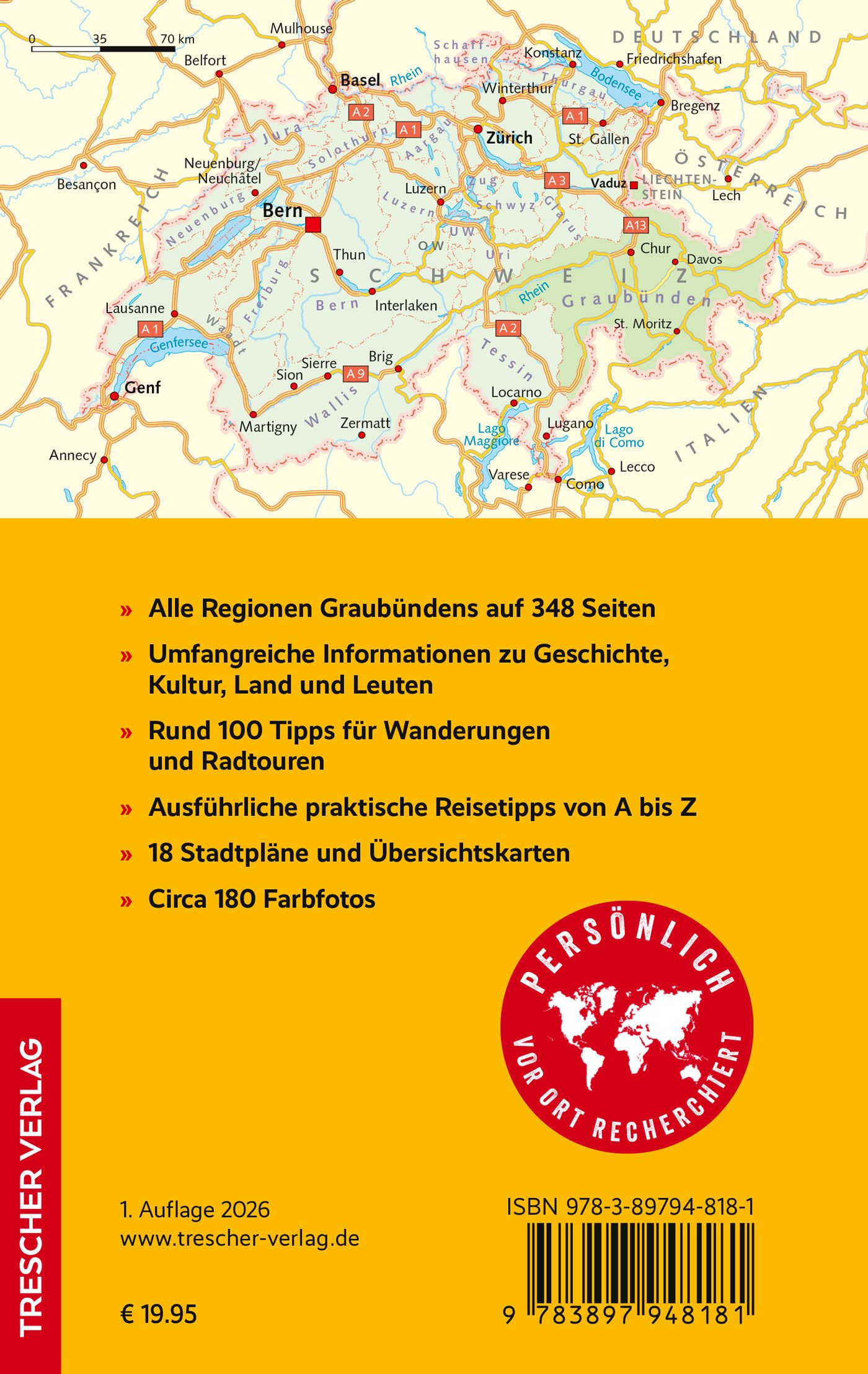 TRESCHER Reiseführer Graubünden