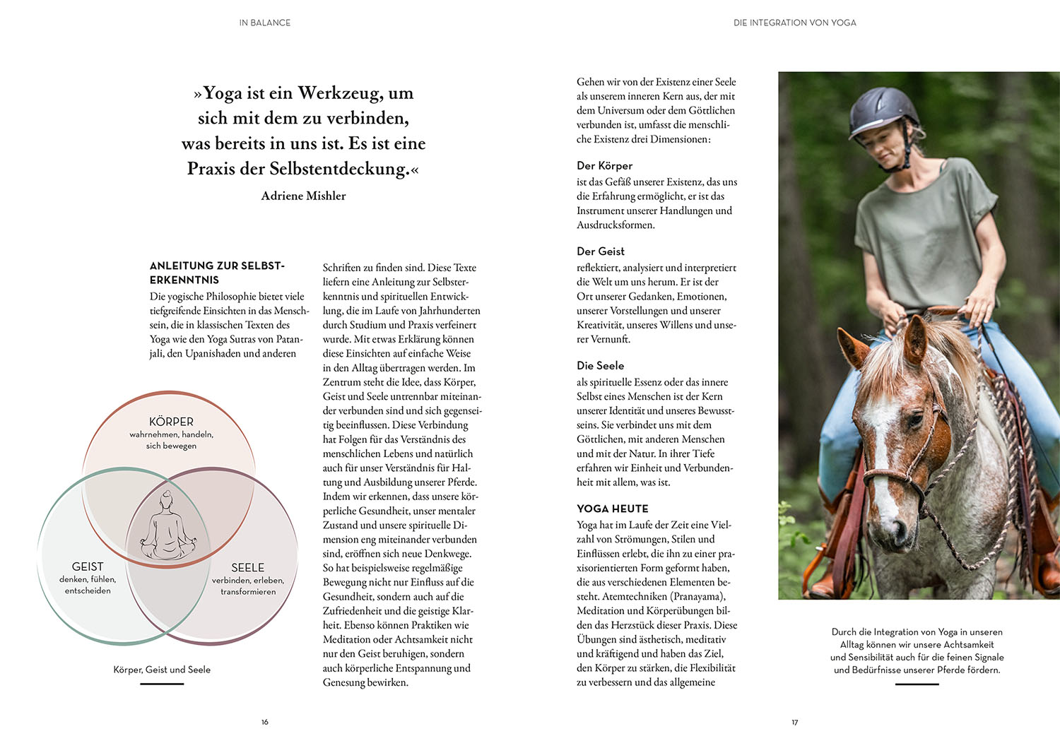 Reiten in Balance mit Yoga
