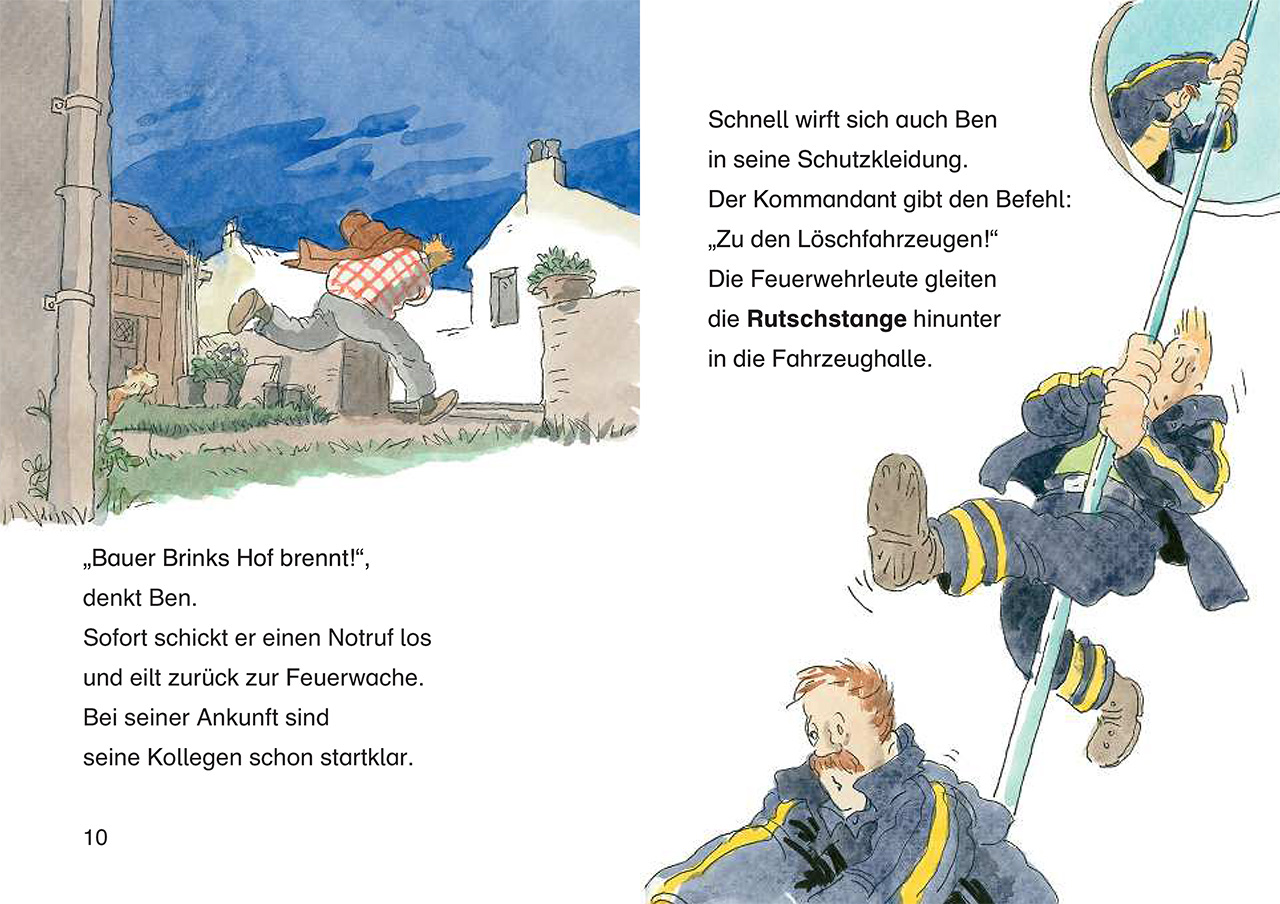 Leselöwen 2. Klasse - Feuerwehrgeschichten
