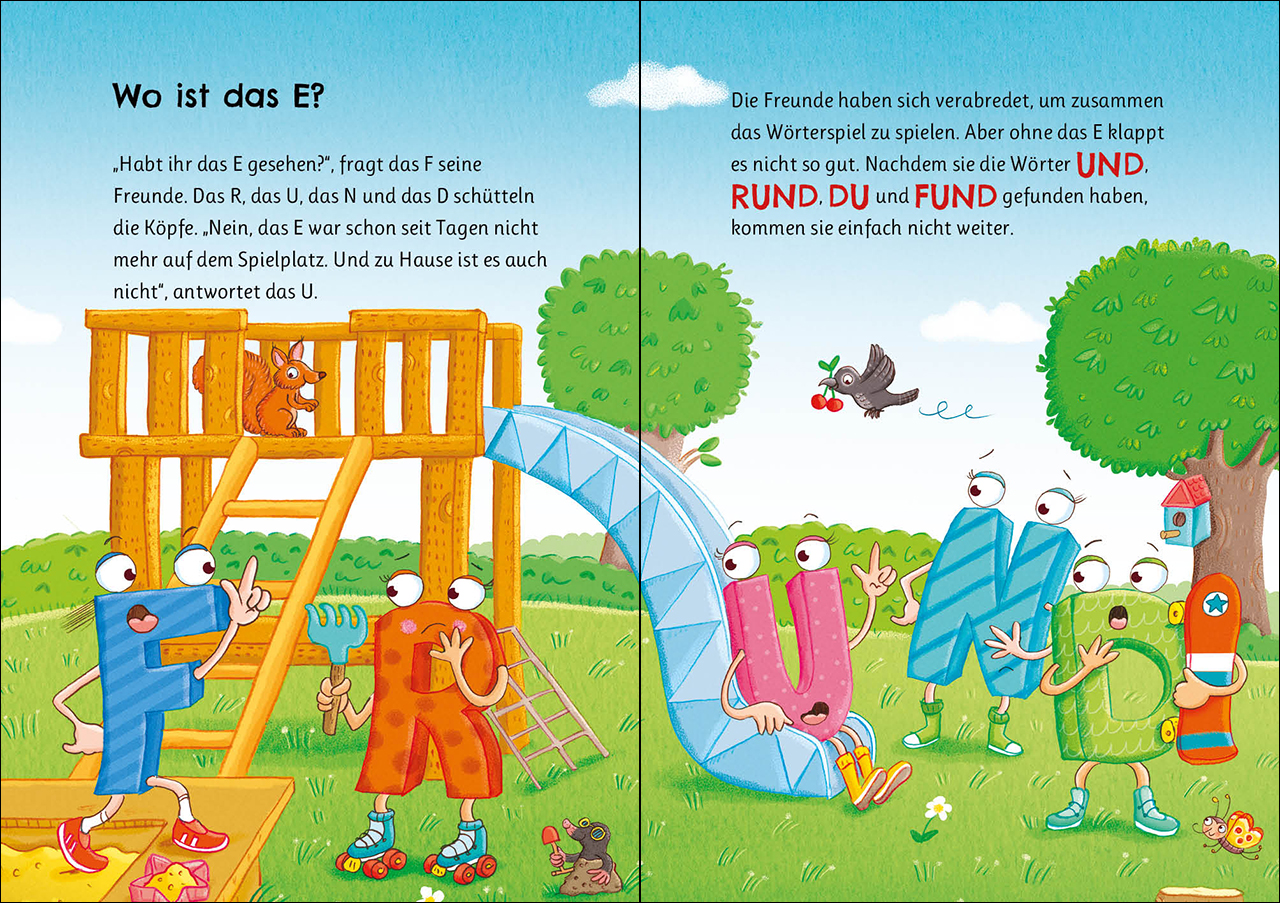 Leselöwen ABC-Geschichten - Das Rätsel um das verschwundene E