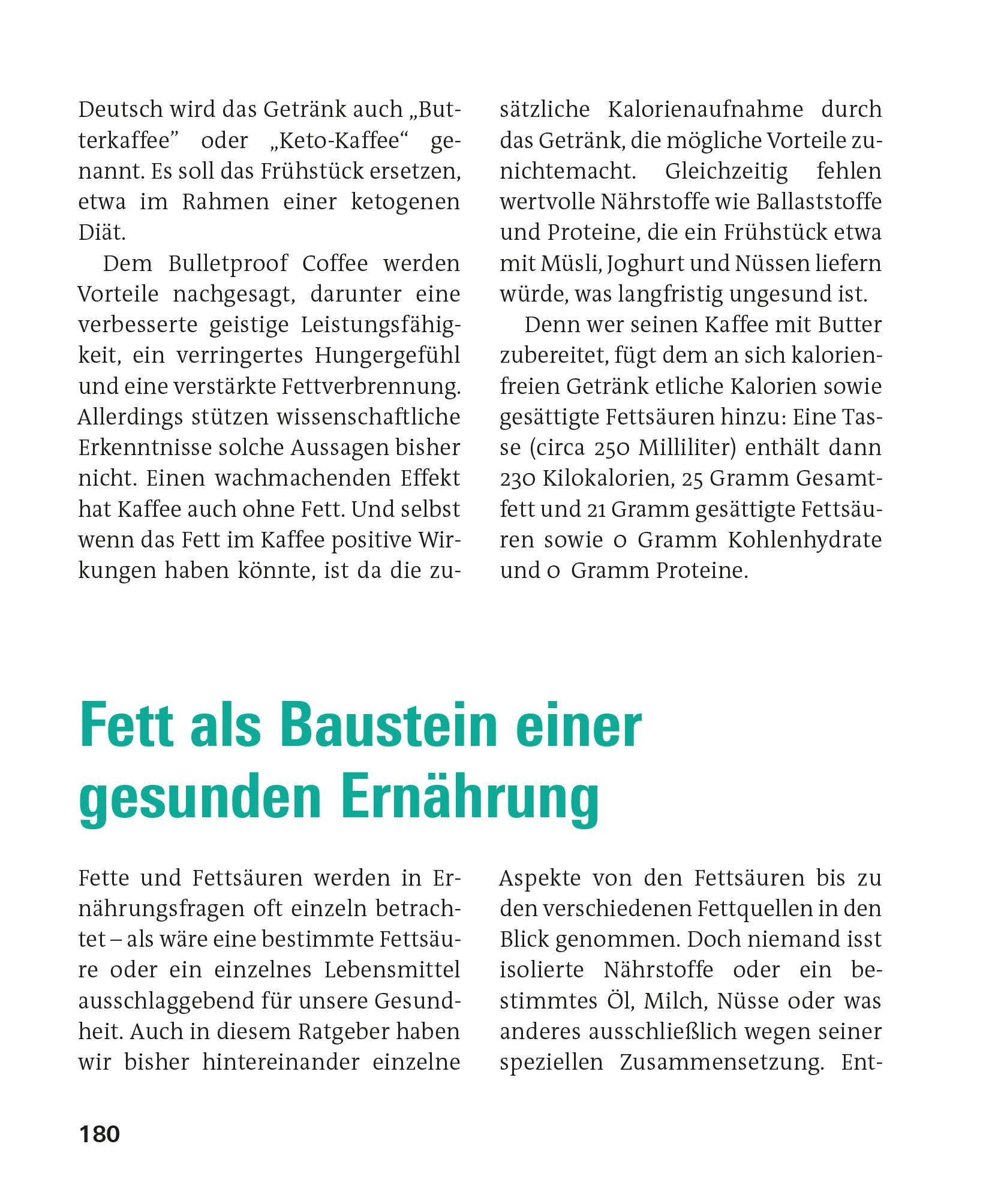 Fette und Fettsäuren