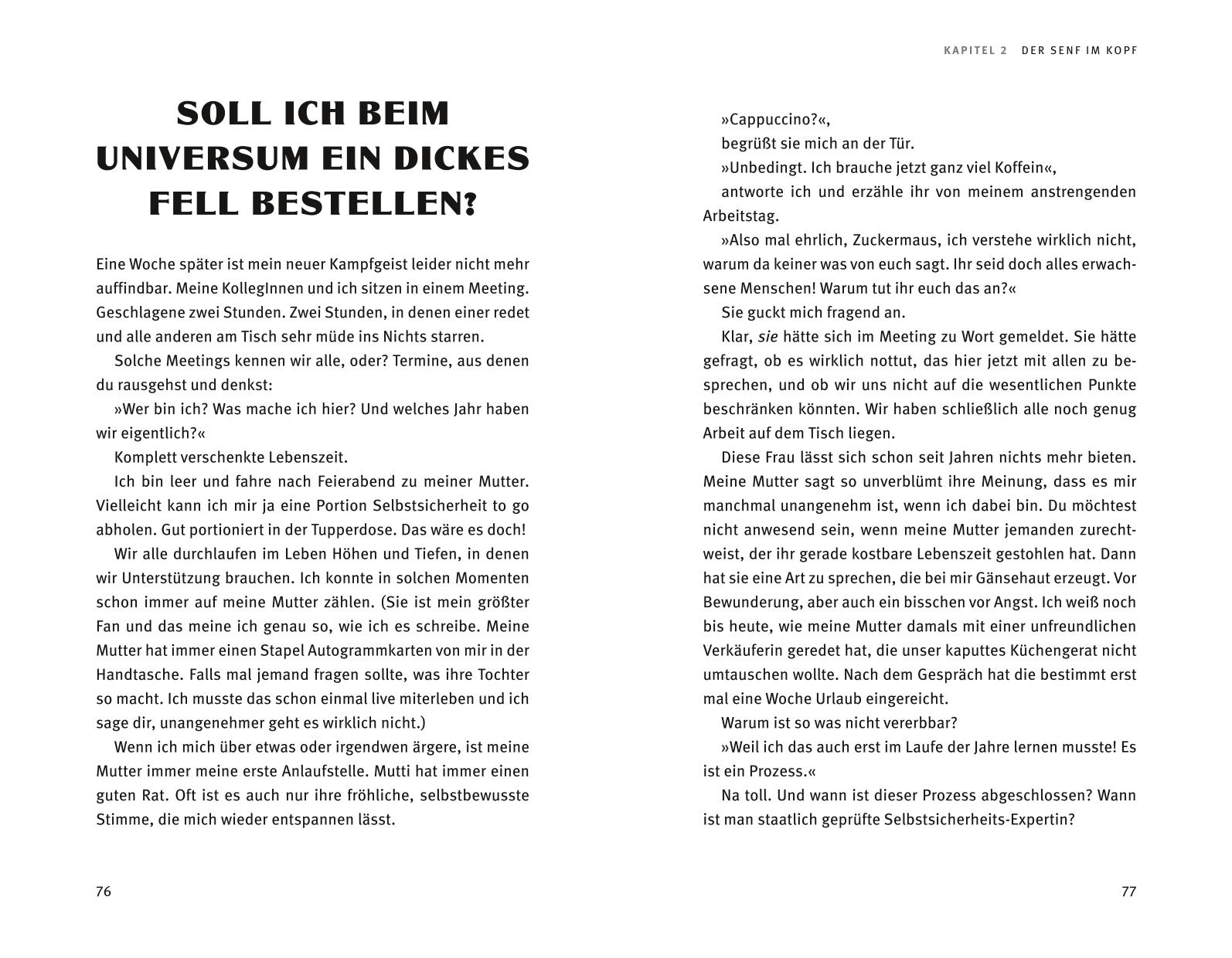 Seh ich aus wie 'ne Frikadelle oder warum gibt jeder seinen Senf dazu?