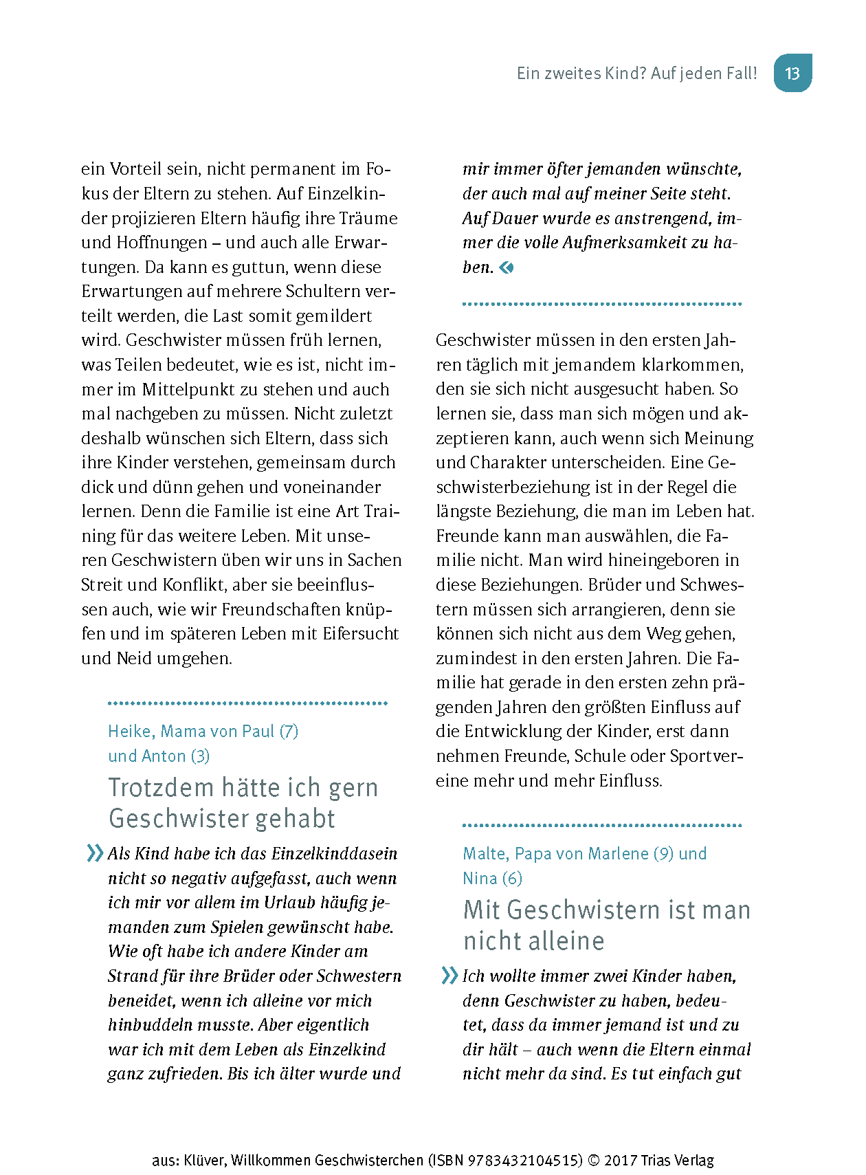 Willkommen Geschwisterchen