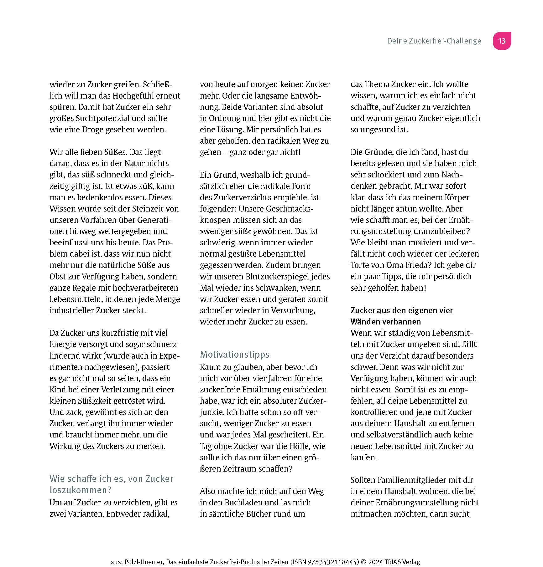 Das einfachste Zuckerfrei-Buch aller Zeiten