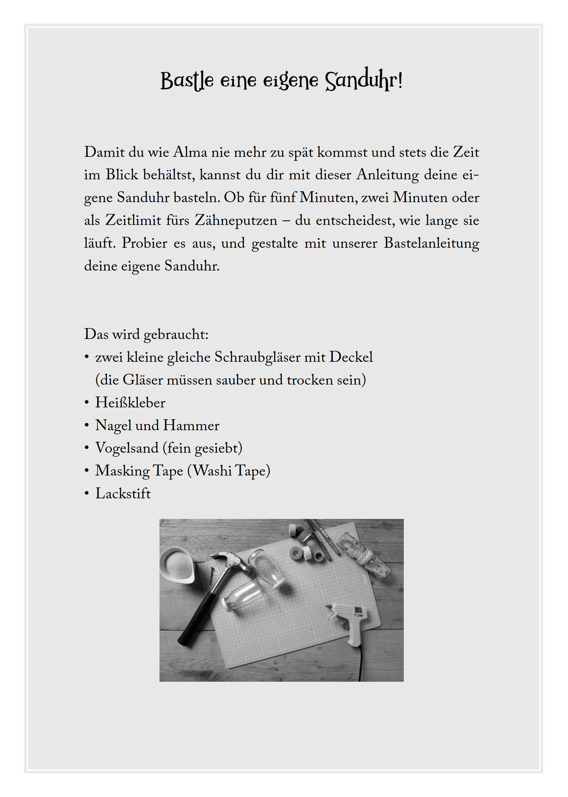 Alma und die Landkarte der Zeit