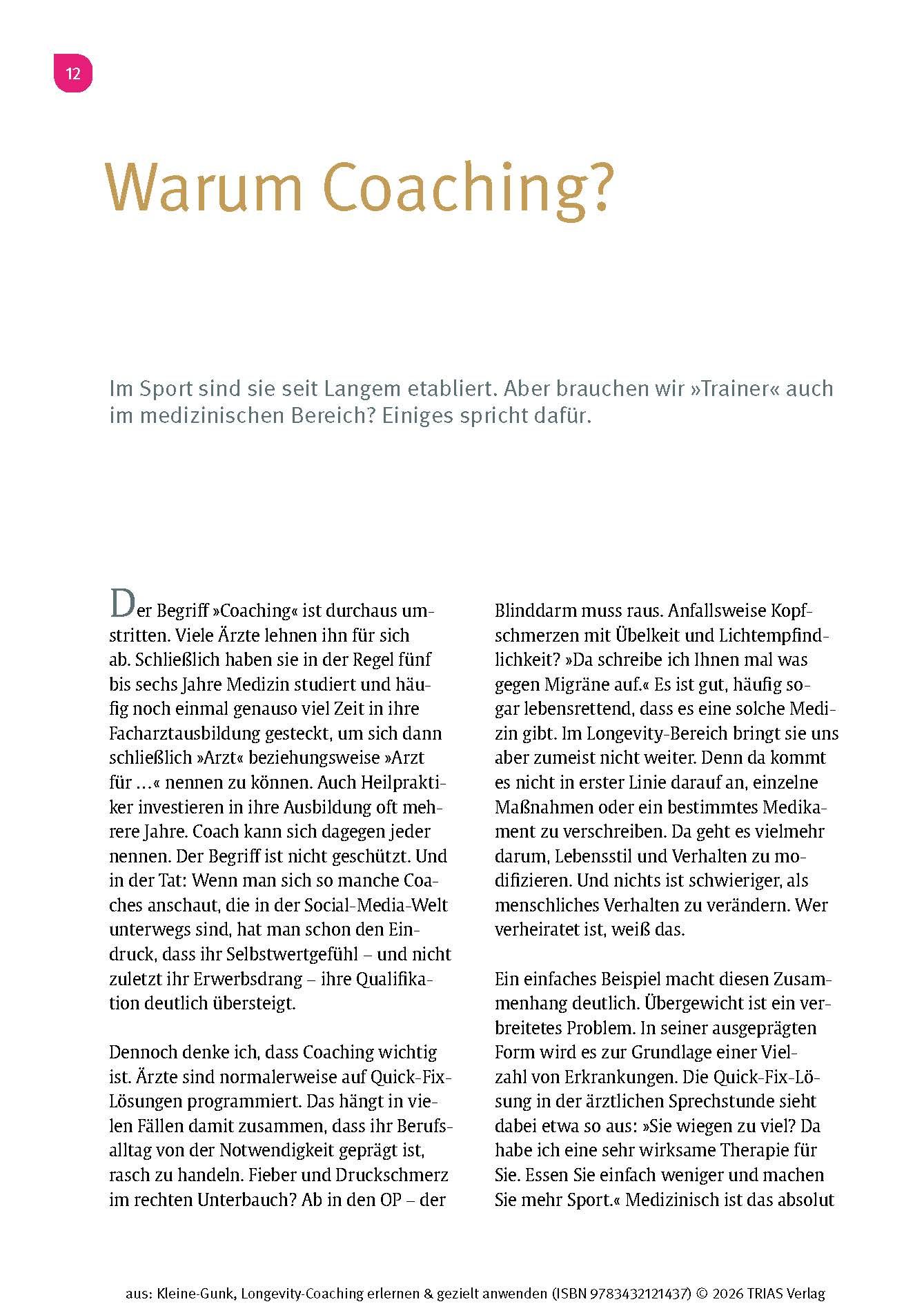 Longevity-Coaching erlernen und gezielt anwenden