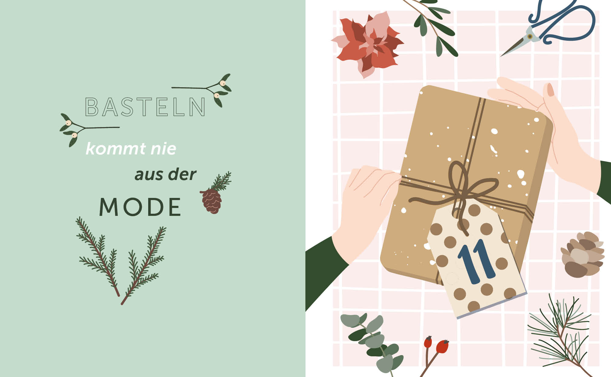 Mein Adventskalender-Buch: DIY Christmas