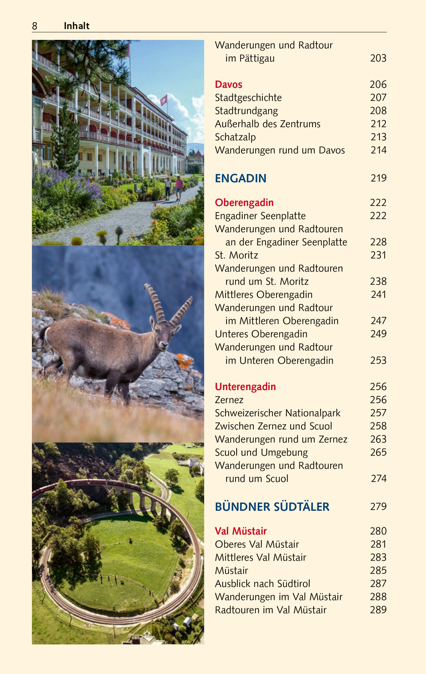 TRESCHER Reiseführer Graubünden