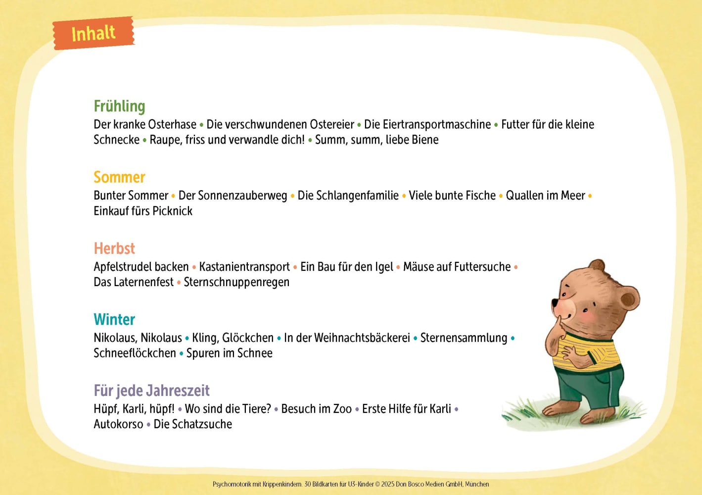 Psychomotorik mit Krippenkindern