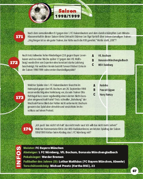 Quiz dich schlau: Das ultimative Bundesliga Fan-Quiz