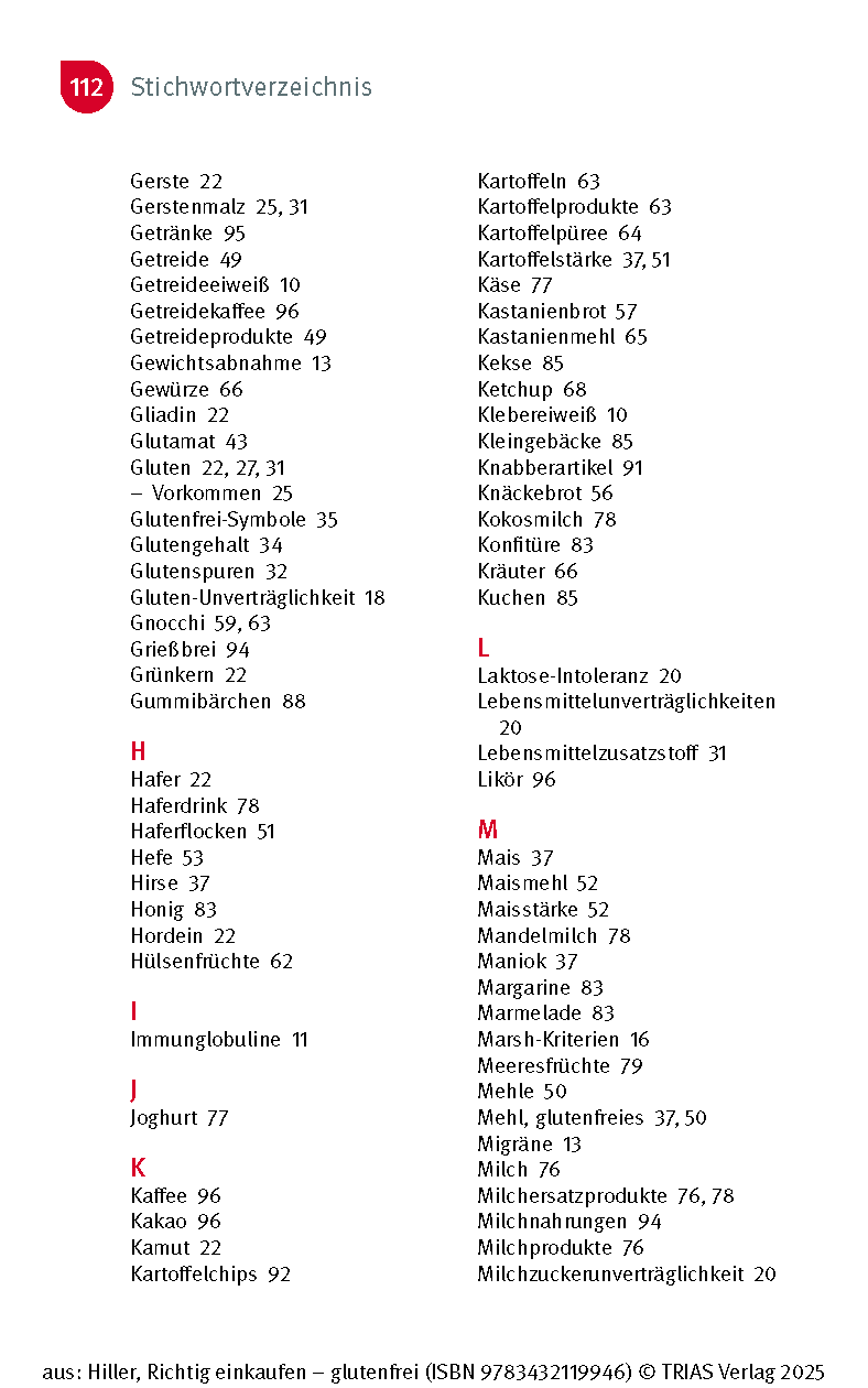 Richtig einkaufen glutenfrei