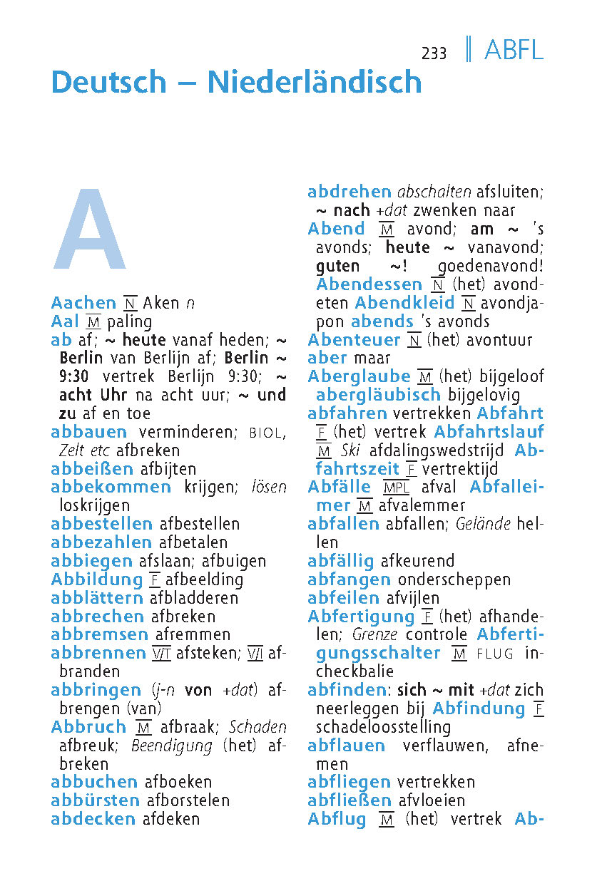 Langenscheidt Universal-Wörterbuch Niederländisch