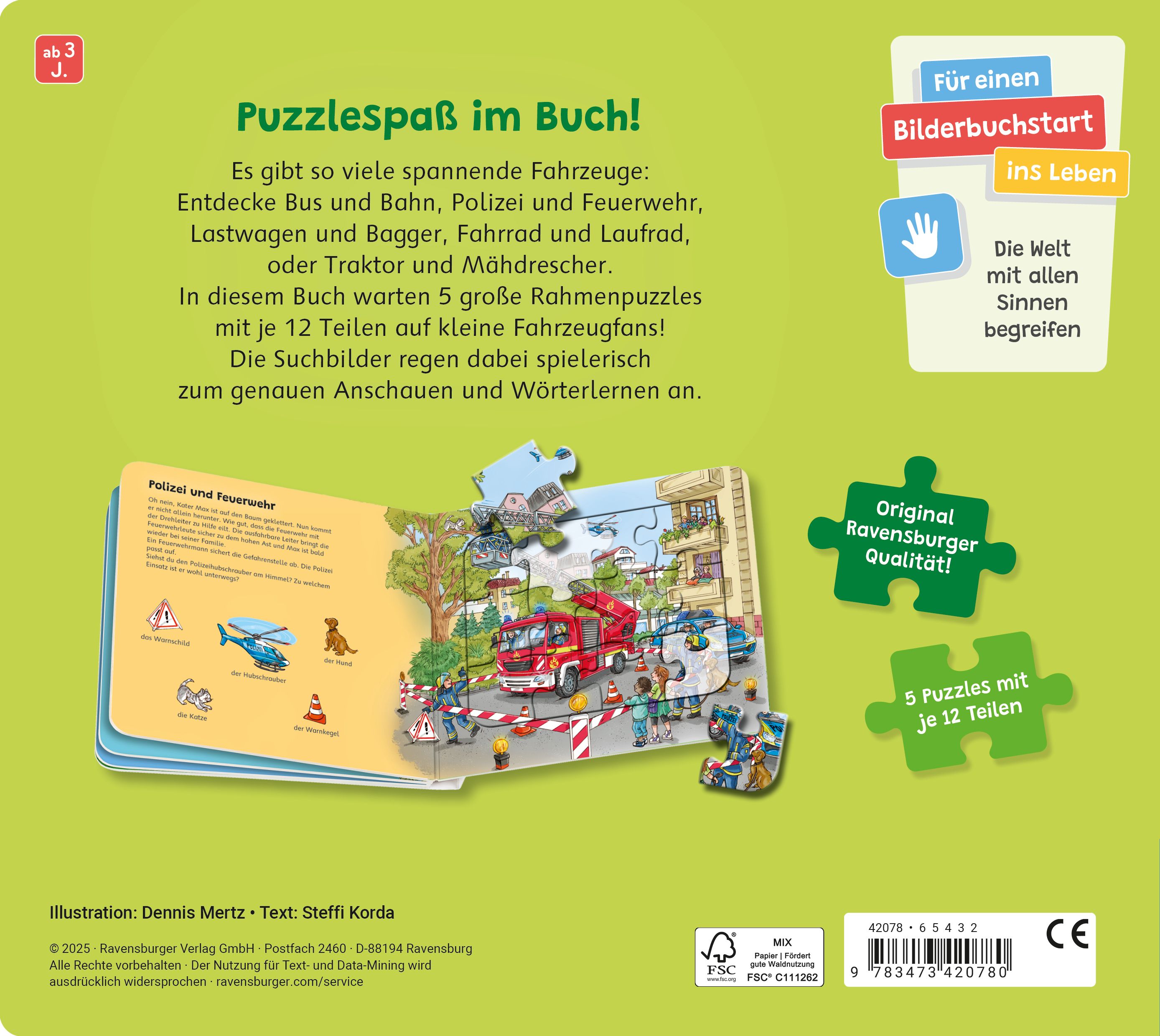 Ravensburger® Puzzle-Buch: Fahrzeuge