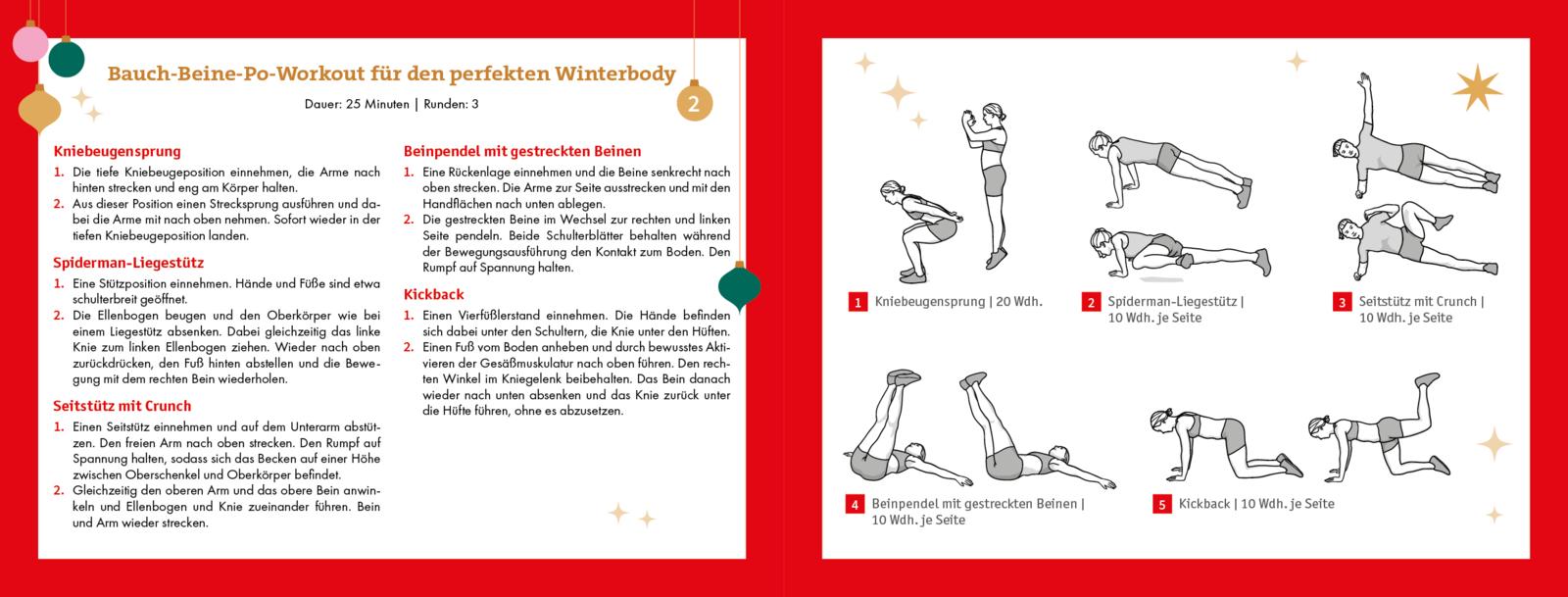 24 Workouts für den Advent