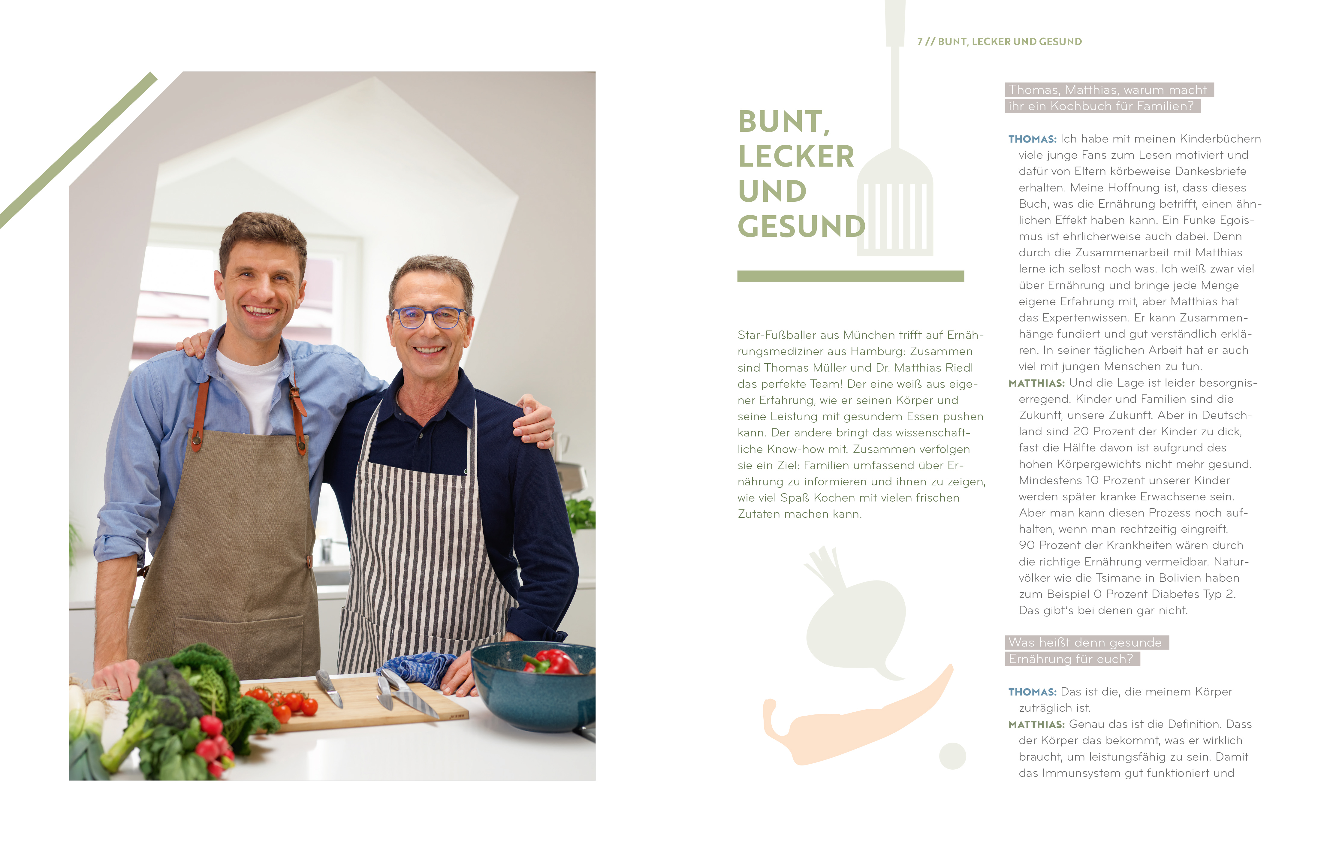 Kochen für kleine und große Champions