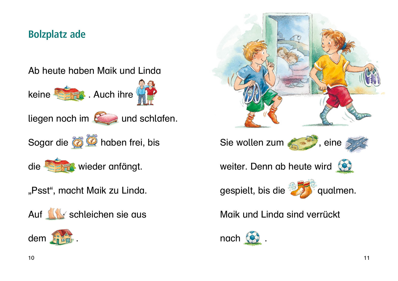 Lesenlernen in 3 Schritten - Die schönsten Fußballgeschichten