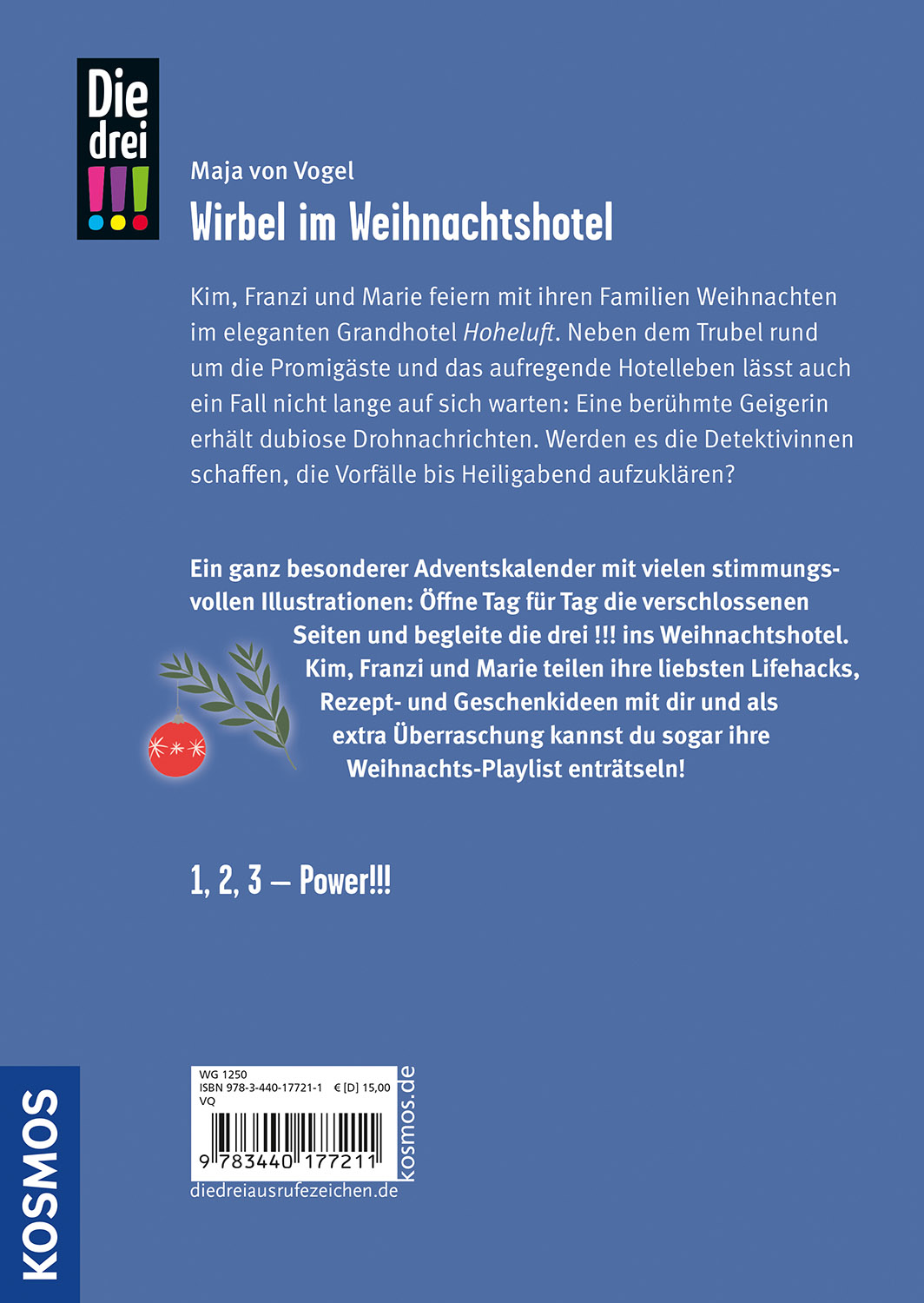 Die drei !!!, Wirbel im Weihnachtshotel