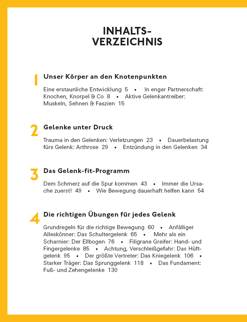 Fitte und starke Gelenke