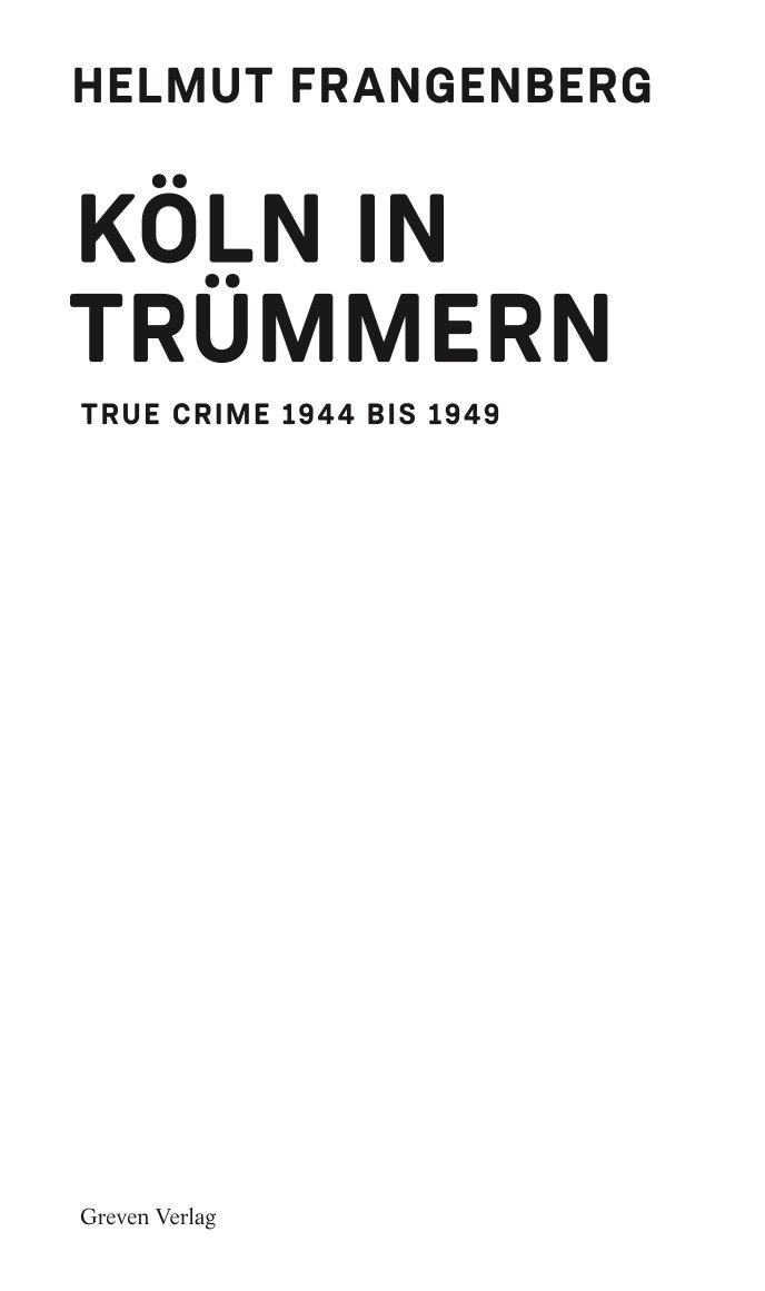Köln in Trümmern