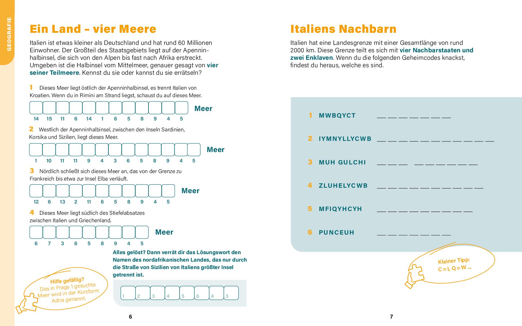 Italien I Wissen in Rätseln